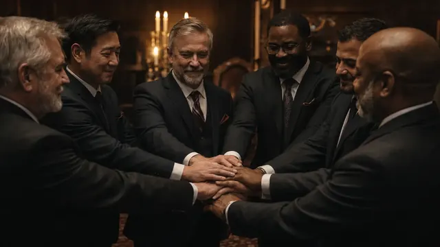 Hermanos reunidos en un encuentro fraternal