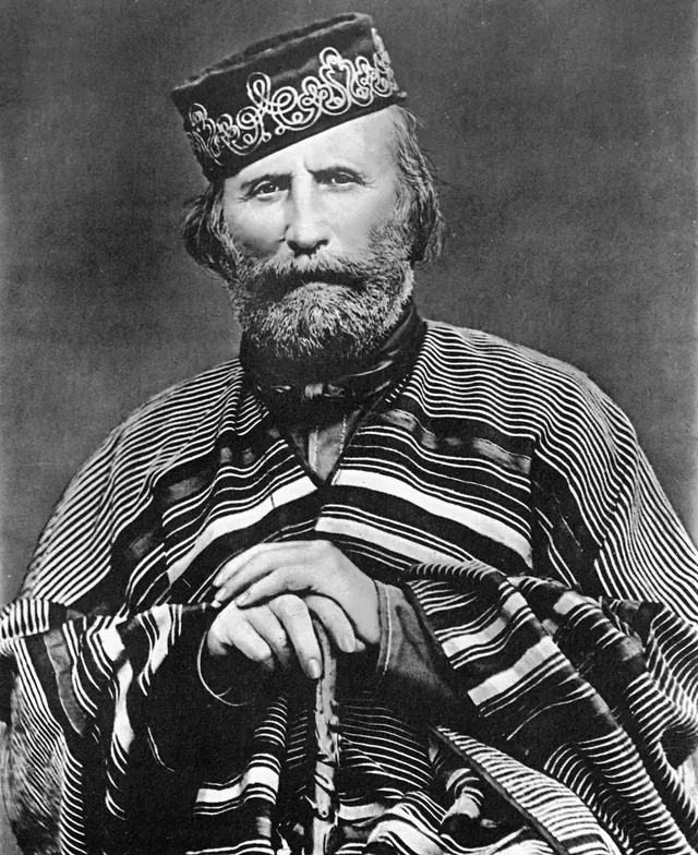 Retrato histórico de Giuseppe Garibaldi